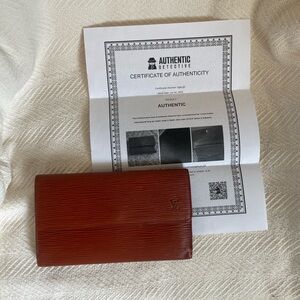 Authentic LV Long Porte Tresor International Vintage Wallet with COA